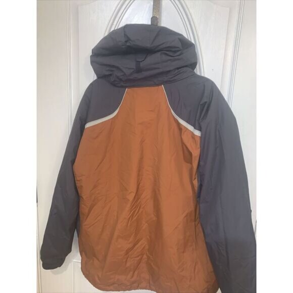 Columbia Sportswear Men's X-Large Gray Orange OmniTech TitaniumWaterproof Jacket - Picture 4 of 8